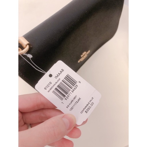 Coach Handbag 91019 Klare Crossbody In Signature Canvans Chain Strap Bag - Picture 9 of 9